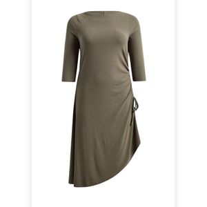🥳Host Pick🥳Midi Rib Asymmetrical Dress